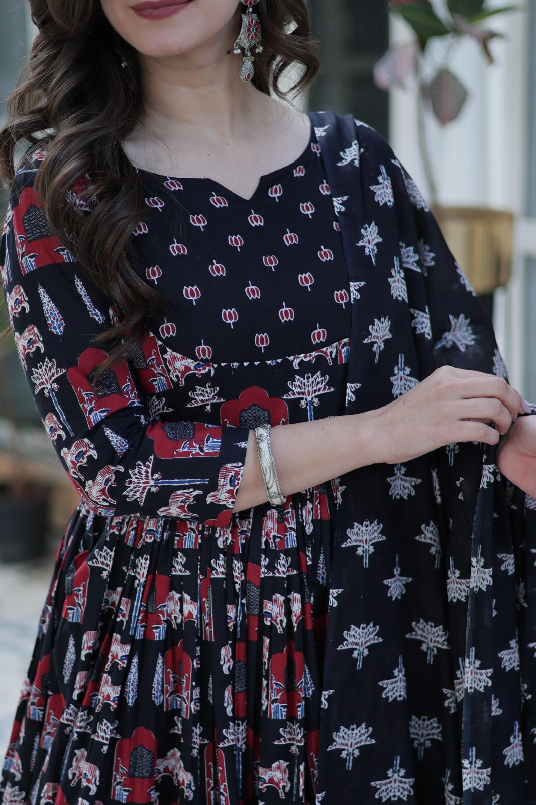 Readymade Kurta with pant Pure cotton Printed kurta with dupatta Ethnic kurta