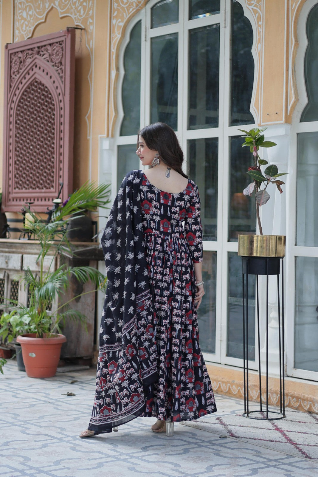 Readymade Kurta with pant Pure cotton Printed kurta with dupatta Ethnic kurta