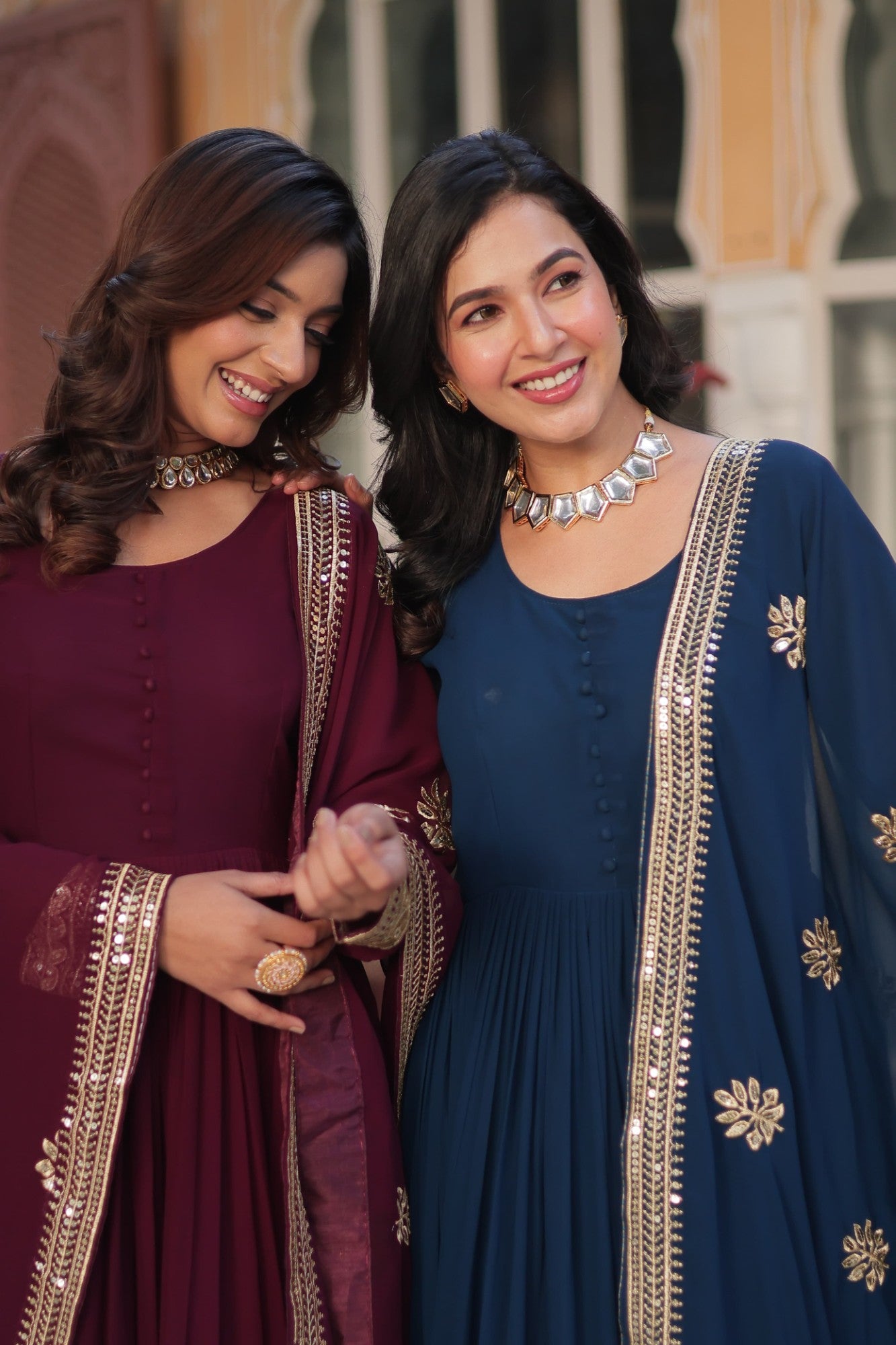 Readymade Gown with Dupatta Set Ethnic dress